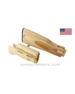 AK Furniture Set with metal hardware, double rear tang, Plain Laminated *NOS*