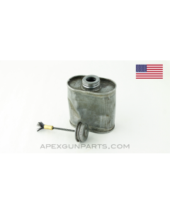 Small Arms Oil Bottle, WW2, Tin *Fair*