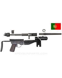 FBP M/948 Parts Kit w/ Original Live Barrel and Trunnion, Collapsible Wire Stock, 9x19 *Very Good* 
