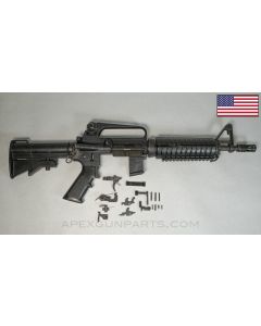 M16A2 Commando Parts Kit, Carry Handle Upper, 10.5" Barrel, 3-Round Burst .223/5.56 *Very Good*