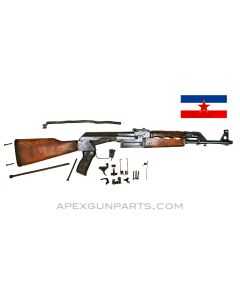 Yugoslavian M70B Milled Fixed Stock Parts Set w/ Original Populated Barrel, 7.62x39, *Good*
