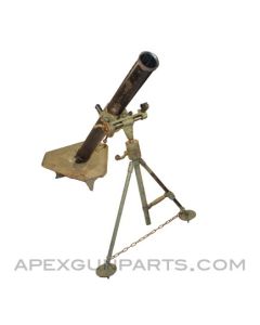 Yugoslavian 82MM Mortar Set, M69A, Triangular Baseplate, Matching *GOOD* 