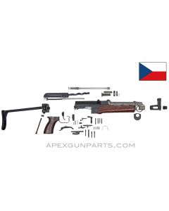 Czech VZ-58-V Side Folder Parts Kit , Stripped Upper Handguard, Mixed Finish, 7.62x39 *Good* 