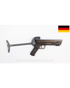 MP-40 Lower Receiver and Grip Frame with Folding Stock, Complete, Brown Bakelite *Good* 