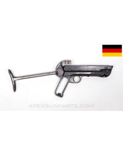 MP-40 Lower Receiver, w/ Underfolder Stock, Grip Frame & Flared Trigger Guard, No Grip Panels *Good*