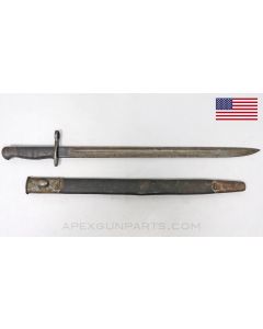 Remington Bayonet & Scabbard, Pattern 1913, for British Enfield P14 *Good* 