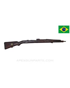 Brazilian VZ-24 Mauser Stock Set, 38", No Front Barrel Band, Czech BRNO Made *Good*