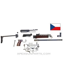 Czech VZ-58-V Side Folder Parts Kit ,15.5" Barrel, Stripped Upper Handguard, Mixed Finish, 7.62x39 *Good* 