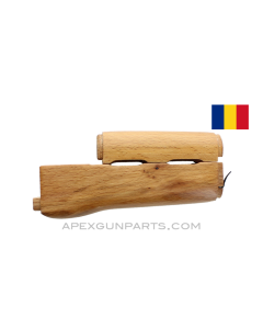 Romanian AKM Wooden Handguard Set, Blonde, *NEW*