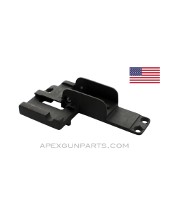 Browning M2 .50 Cal. Rear Sight Base, Stripped, Early Style w/ Scope Base, Parkerized, *Very Good*