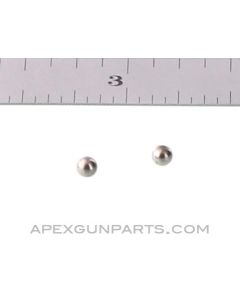 CETME Model C Rear Sight Detent Balls, Set of 2, *NOS* 