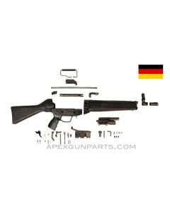 HK33 Rifle Parts Set, Black Polymer Furniture, .223 / 5.56 *Good* 