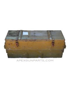 Thompson M1A1 Wood Storage Crate, T4, OD Green, *Fair*, Sold *As Is* 