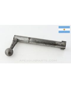 M1891 Argentine Mauser Bolt Body w/ Extractor, Straight Handle, Stripped, In The White, 7.65X53 *Very Good*