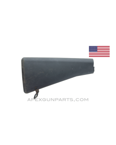 Colt M16 Solid Body Buttstock, Type D 1964-1969, With Buttplate and Sling Swivel, *Good* 