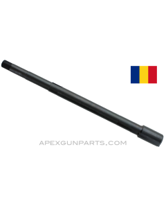 Romanian AKM Barrel, Chrome Lined, Cold Hammer Forged, Threaded Muzzle, 12" Long, Blued, 7.62x39, *NEW* 