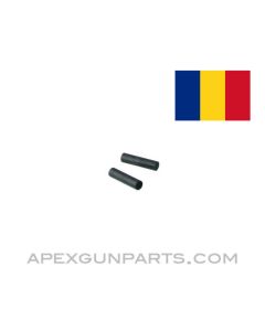 Romanian AKM Front Sight Block / Gas Block Pins (fits both), Set of 2, 7.62x39, *NEW* 
