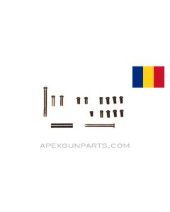 Romanian AKM Fixed Stock Rivet Set, 7.62x39, *NEW* 