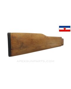 Yugoslavian M70 AK47 Butt Stock, has Water Spots / Stained, w/Butt Pad *Unused*