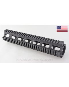 Armalite AR-15 / M16 Drop In Quad Rail Handguard, 12" Rifle Length, 2-Piece M1913, 5.56 / .308 *Excellent* 