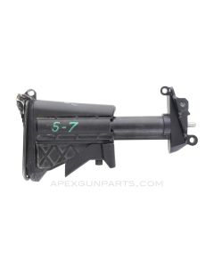 M249 Collapsible Buttstock, 5 Position w/ Hydraulic Buffer, Early Style, USGI Issue *Good*  