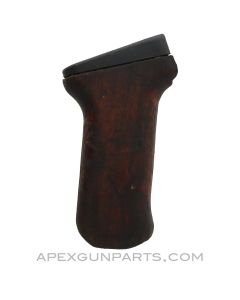 Romanian AK-47 / AKM Wooden Pistol Grip with Metal Ferrule, Early Issue *Fair* 