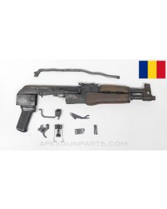 Romanian Draco AK Pistol Parts Kit, Original Barrel, Numbers Matching, Modified Carrier, 7.62x39