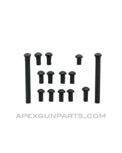Fixed Stock Rivet Set for AKM Rifles, Russian Specification, *NEW*