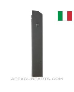 Beretta SMG Magazine, 32rd, Single Witness Hole, 9X19 NATO, Parkerized *NOS*