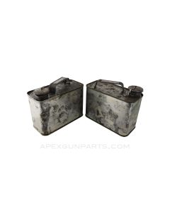WW2 German MG Oil and Fuel Canisters *Good*