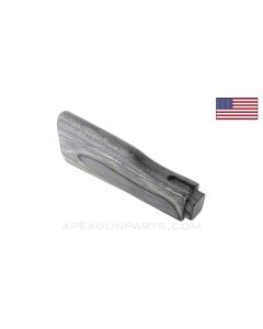AK-47 Buttstock, No Metal, Double Rear Tang, Black Laminated *NOS / Blemished*