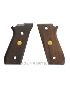 Taurus PT 92/99 AF Grip Panels, Wood, *NOS* 