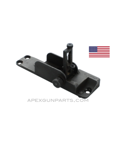 Browning M2 .50 Cal. Rear Sight Assembly, Early Model, Wide Base, *Good* 