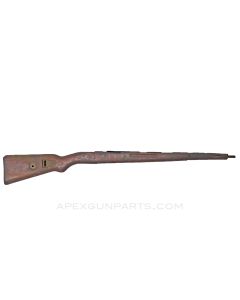 G24(T) Mauser Stock, Early, HEER Marked, Stripped of all Metal Except Bayonet Lug and Butt Plate, WW2 Issue *Good* 