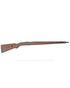G24T Mauser Stock, 37.5&quot;, Waffen Marked, Czech Blank, w/ Bayonet Lug & Buttplate, WW2 Issue *Good*