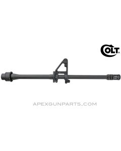 Colt AR-15 / SMG 9mm Barrel Assembly, 16&quot; 1/10 Chrome Lined, w/Nut, Front Sight &amp; Flash Hider *NEW* 