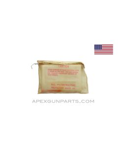 M1 Gas Mask Waterproofing Bag Kit, 12 x 19", Plastic, *Good*