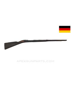 German Gewehr 1871 Single Shot Rifle Stock, 41.5", Stripped, Cracked/Repaired Wood *Poor*