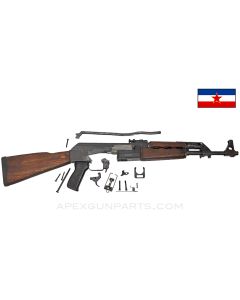 Yugoslavian M64 Fixed Stock Parts Set, with Original Populated Barrel, Matching, 7.62x39 *Very Good*