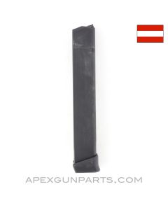 Factory Glock 9mm Magazine, 33rd, Gen 1-4 *Good*
