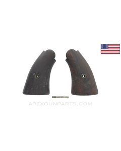  Smith & Wesson K Frame Wood Grip Set, w/ Grip Screw *Good*