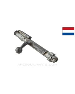Dutch Mannlicher 1895 Bolt Assembly, Curved Handle, *Good*