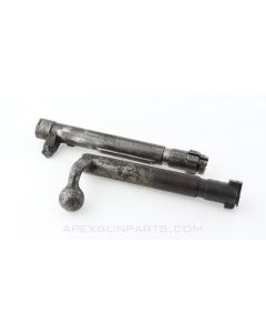 Mauser 98 Project Bolt Set, Stripped, One Bolt Handle Removed *AS IS*