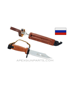 Russian AK-47 Bayonet and Scabbard, Type 3, Izhevsk, *Very Good* 