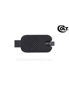Colt AR-15 A1 / A2 Trap Door Assembly for Butt Plate w/Thumb Latch, Checkered Black Aluminum *NOS* 