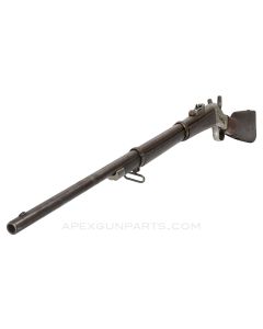 Rolling Block Rifle,  Wall Hanger / Antique, Wood Stock, Brass Butt Plate *Good* 