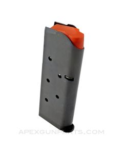 Colt 1911 Defender Magazine, Early Style w/ Orange Follower, 7rd, 45 Auto *NOS*
