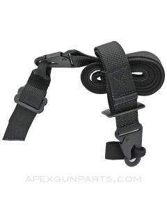  SMG / Carbine Tactical 2-Point Weapon Sling, Black *NOS*