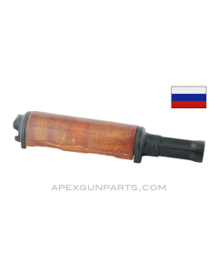 Russian AKM Double Tab Gas Tube with Upper Handguard, Wood, *Very Good*