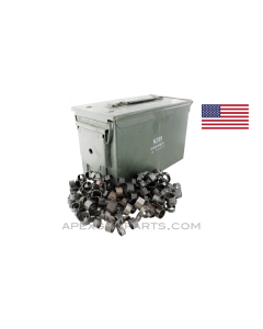 100 .50 Cal. M9 Links in USGI M2A1 Steel Ammo Can, *Good*